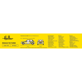 Renault R5 Turbo - Starter Set Heller 56717